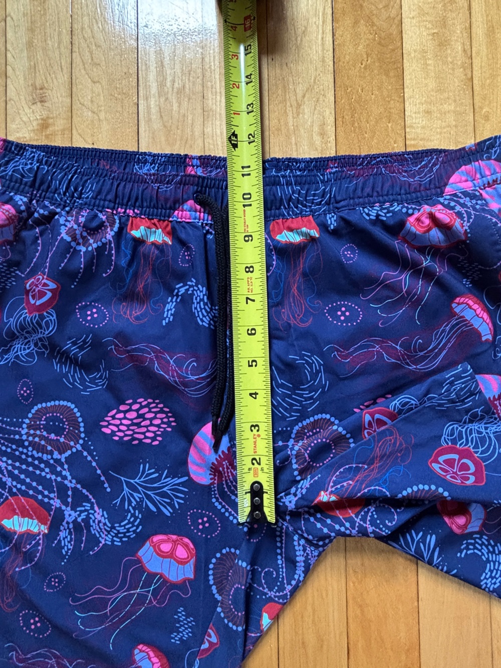 Jellyfish Men’s XL Bathing Suit | MeUndies Blue Purple Swim Trunks Beach Shorts - Picture 12 of 15